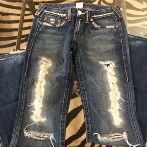 True Religion Distressed Jeans